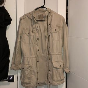 Talula Beige Jacket From Aritzia